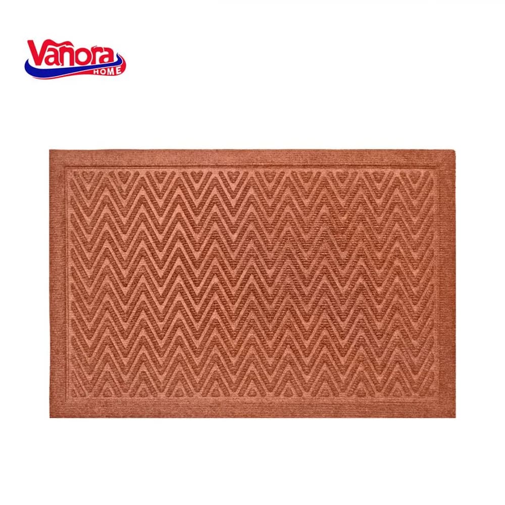 COVORAS INTRARE 40X60 CM TEXTIL+CAUCIUC, CLASSIC MARO