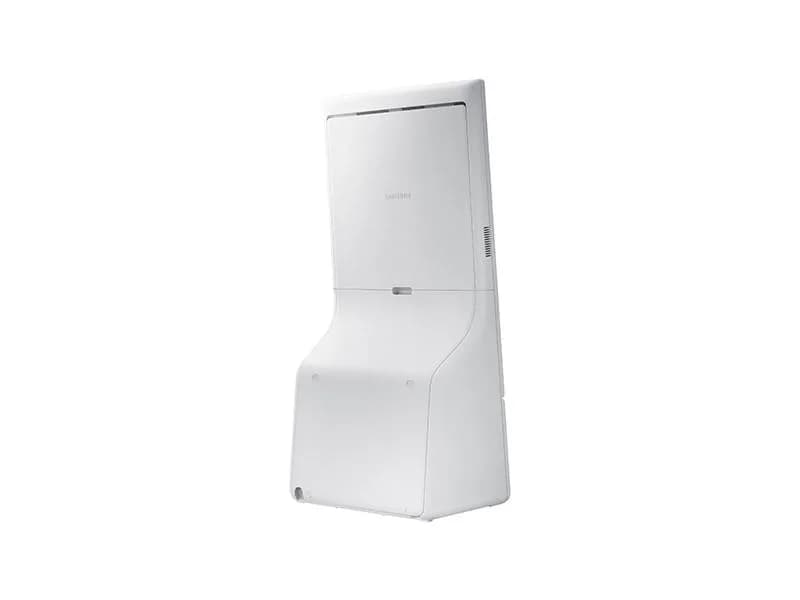Kiosk interactiv Samsung KM24A, include imprimanta si cititor de cod QR/barcode (display + connection box); nu include POS; se poate instala pe stand optional — miniatură