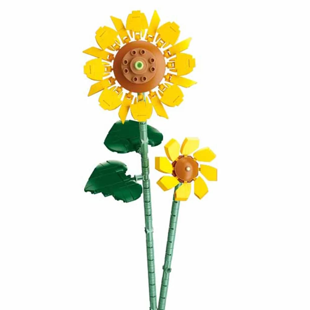 Set de Constructie Flowers, 251 piese, Floarea Soarelui - Sluban — miniatură