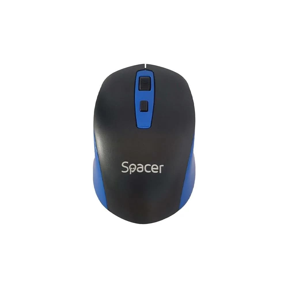 Mouse Wireless SPACER SPMO-WS01-BKBL, 1600 dpi, Multicolor — miniatură