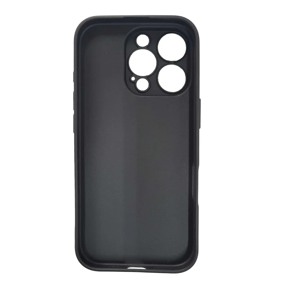 Husa Iphone 16 Pro Spacer, grosime 1.5mm, material flexibil TPU, negru "SPPC-AP-IP16P-TPU" — miniatură