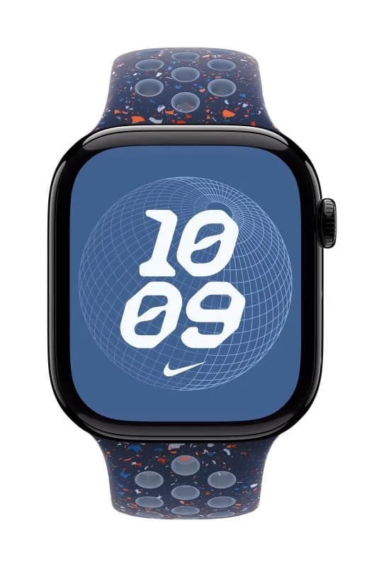 Curea pentru Apple Watch 46mm Blue Ribbon Nike Sport Band - S/M
