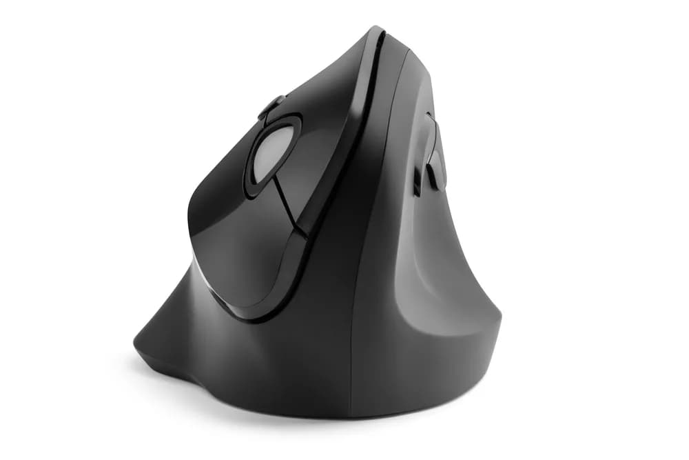 MOUSE Kensington - ergonomic, PC sau NB, wireless, 2.4GHz, optic, 1600 dpi, butoane/scroll 6/1, butoane programabile, ergonomic, negru, "K75501EU" — miniatură