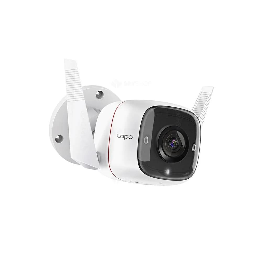Outdoor Security Wi-Fi Camera, 2-Pack SPEC: 2K (2304x1296), 2.4 GHz, 2T2R, 2 × External Antennas, 1 × Ethernet Port FEATURE: Smart AI Detection and Notifications (motion, people), Sound and Light Alarm, Remote Control, Two-Way Audio, Voice Control (Works with Google Assistant and Alexa), Local — miniatură