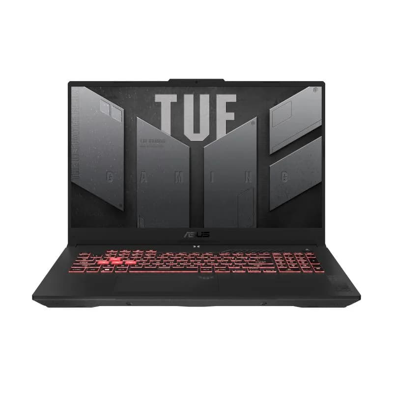 Laptop Gaming ASUS TUF Gaming A17, cu procesor AMD Ryzen 7 7445HS, 17.3'' IPS, 16 GB DDR5, 512 GB, NVIDIA GeForce RTX 4050, 6GB GDDR6, Fara OS