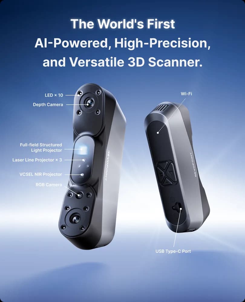 Scaner 3D Revopoint POP 4 (POP-4-PREMIUM-EDITION) — miniatură