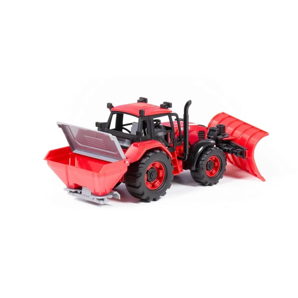 Tractor cu plug deszapezire, 31x15x14,5 cm, Polesie — miniatură