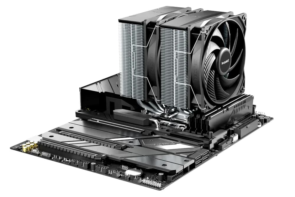 COOLER be quiet "Pure Rock Pro 3" skt. Intel si AMD, racire cu aer, vent. 120mm, 500 - 2000 rpm, 6 heatpipes, inaltime 155mm, "BK041" — miniatură