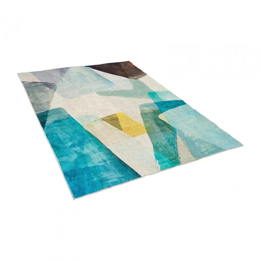 Covor printat, FOREST 160x230 cm, lavabil cu spate antialunecare, inaltime fir 3mm — miniatură