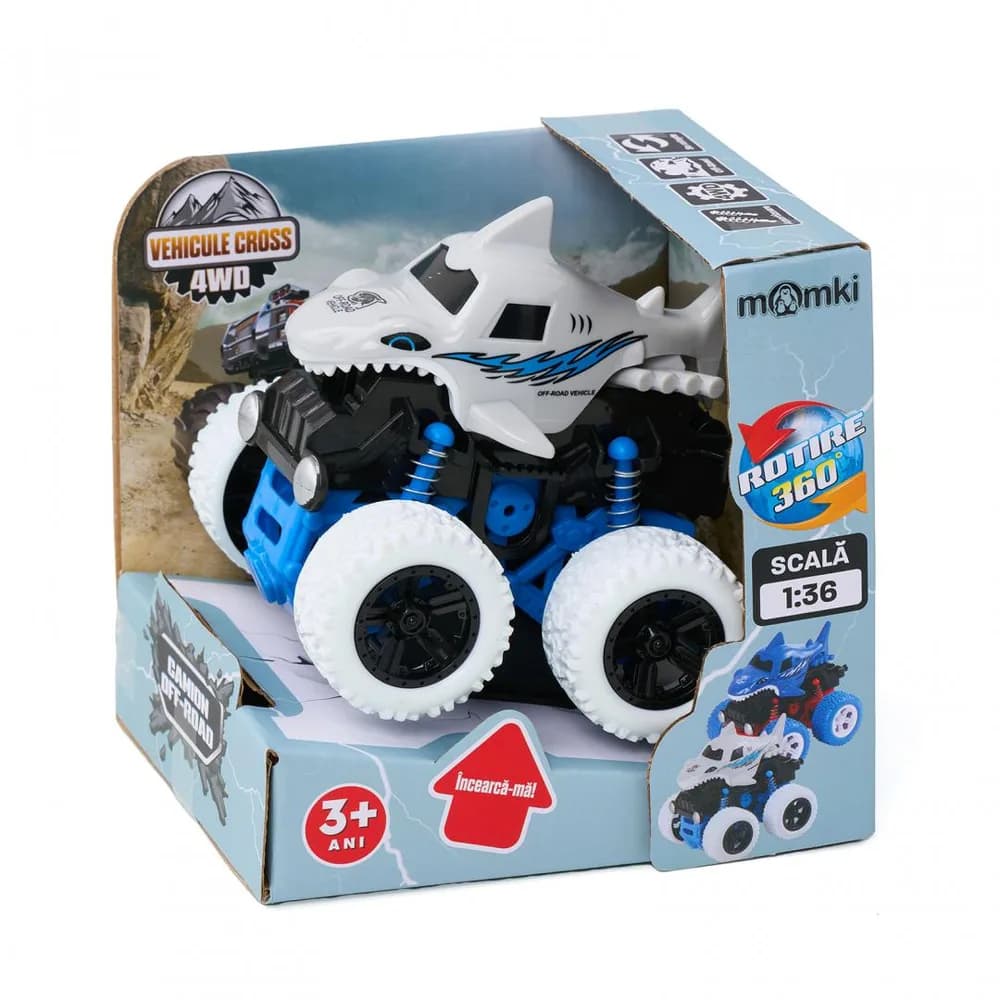 MASINA OFF-ROAD 4X4, 360 DE GRADE, 10.8CM, DIVERSE MODELE SI CULORI, MOMKI — miniatură