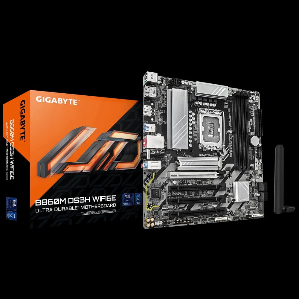Placa de baza GIGABYTE B860M DS3H WIFI6E "B860M DS3H WIFI6E" — miniatură