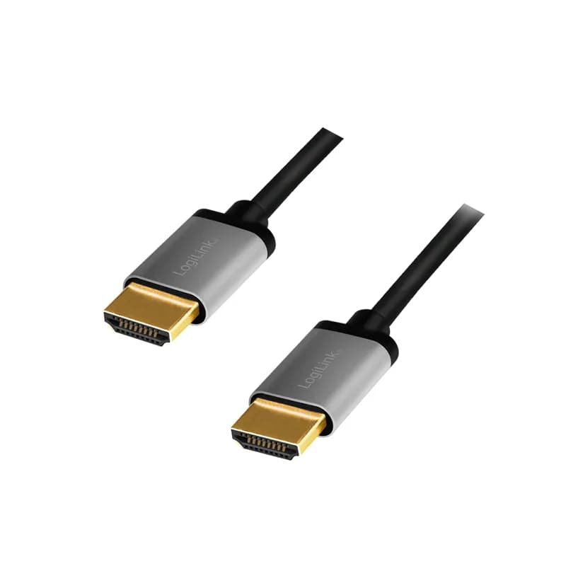 CABLU video Logilink, HDMI (T) la HDMI(T), rezolutie maxima 4K UHD (3840 x 2160) la 60 Hz, conectori auriti, 5m, negru, "CH0013"