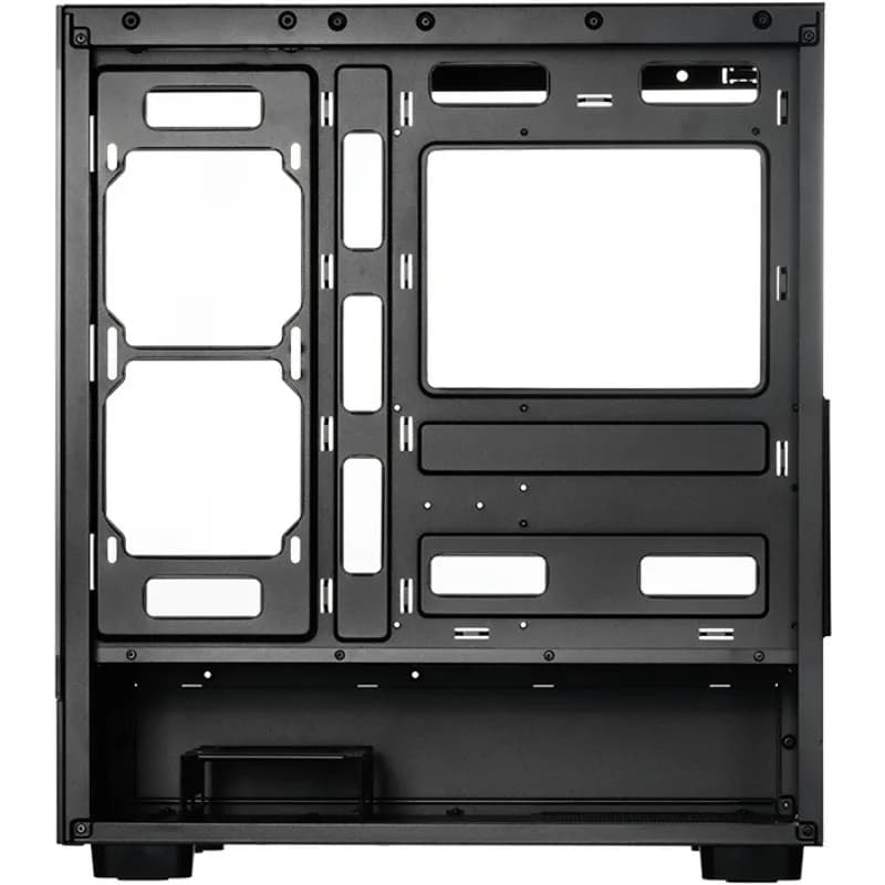 CARCASA PCCooler "C3 Q500", middle tower, gaming, fara sursa, suporta 7xfan, PSU shroud, USB Type-C x 1, USB 3.0 x 1, USB 2.0 x 1, audio+mic, 7 sloturi expansiune, negru, "C3 Q500 BK" — miniatură