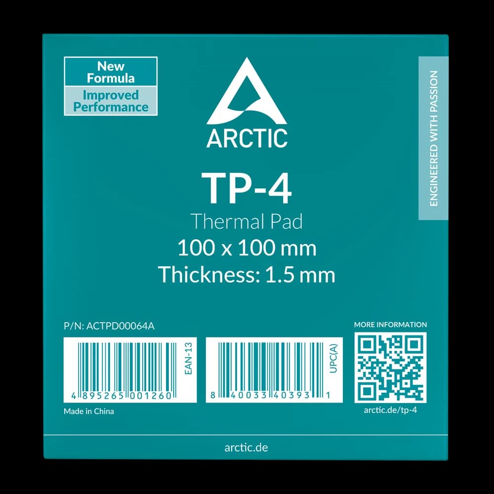 Thermal Pad Arctic "TP-4", 100 x 100 mm 1.5mm grosime, densitate 3.4 g/cm3,"ACTPD00064A" — miniatură