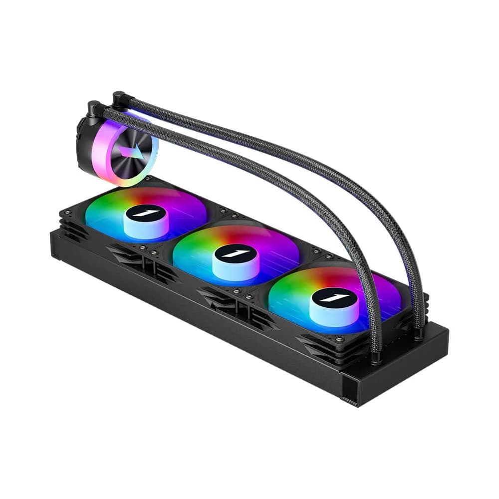 Cooler Procesor 1STPLAYER THUNDERSTORM TS1 360, Lichid, 12 cm, 3 ventilatoare, aRGB — miniatură