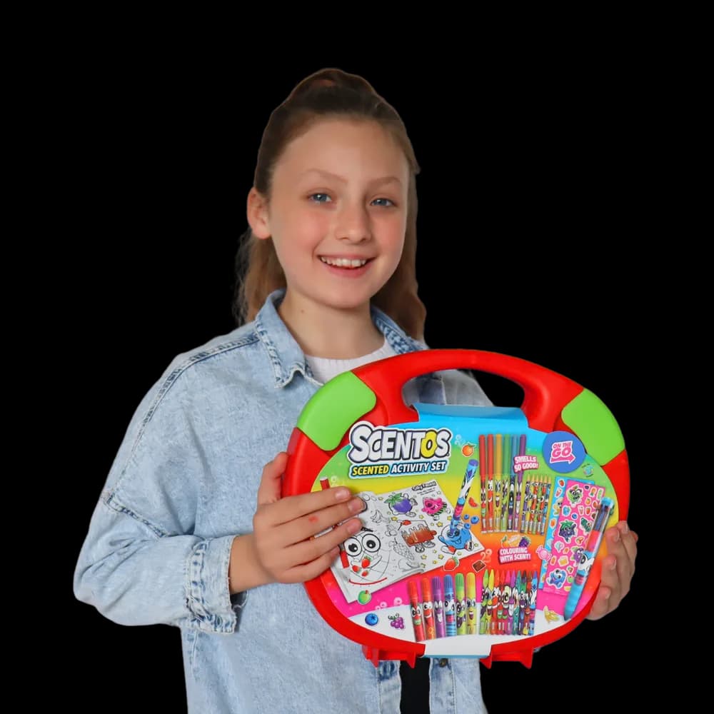 SET CREATIV PARFUMAT INTR-O VALIZA PORTABILA, SCENTOS — miniatură