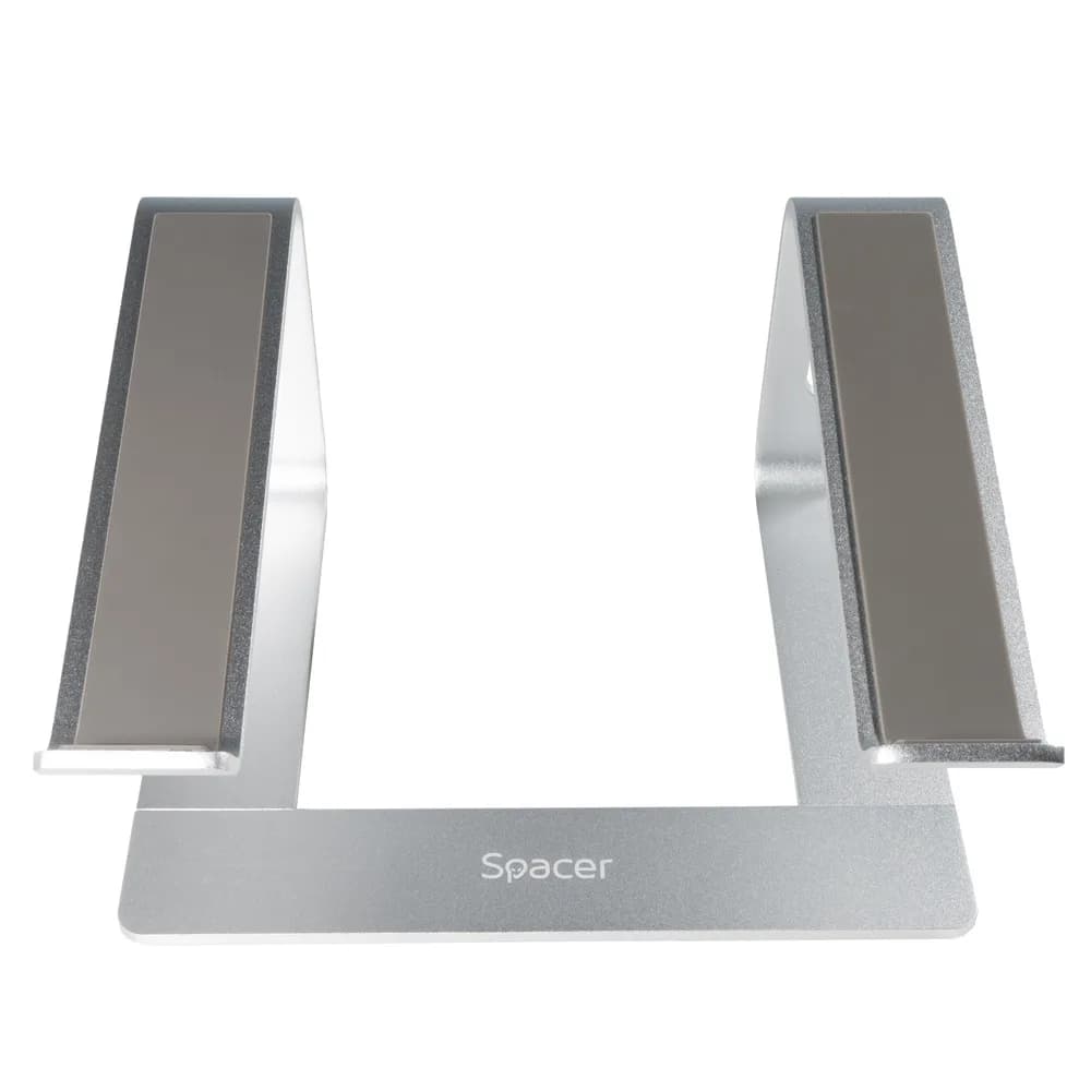 Stand Notebook Spacer 15.6", aluminiu, demontabil, inalta laptopul la 150mm, "SPNS-FIXED" — miniatură