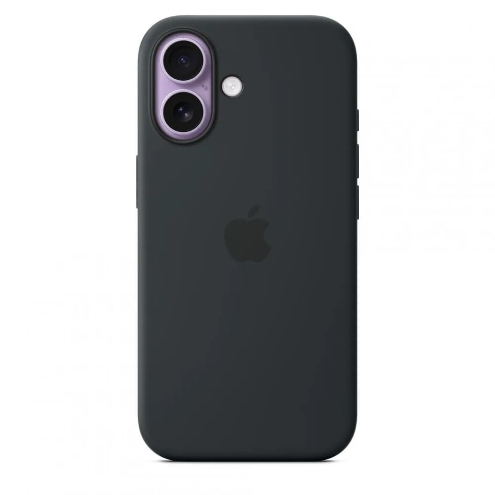 iPhone 17 Silicone Case with MagSafe - Black — miniatură