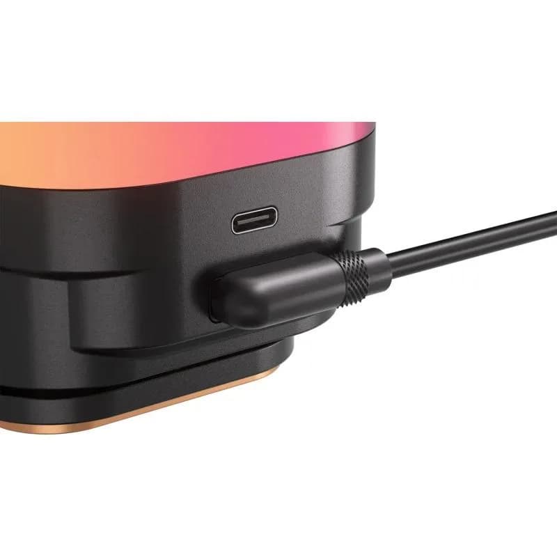 Cooler Procesor CORSAIR iCUE LINK TITAN 360 RX LCD, Lichid, 12 cm, 3 ventilatoare, aRGB — miniatură