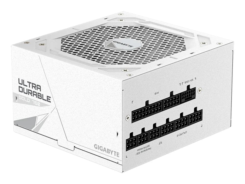 Sursa GIGABYTE GP-UD750GM PG5 ICE, Full Modulara, 750W, 80 Plus Gold, ATX, Alb "GP-UD750GM PG5 ICE" — miniatură