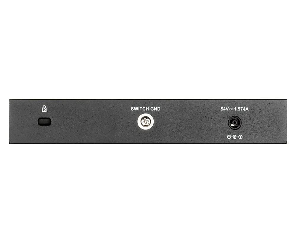 SWITCH PoE D-LINK Smart 8 porturi Gigabit (8 PoE) IEEE 802.3af, carcasa metalica, "DGS-1100-08PV2" — miniatură
