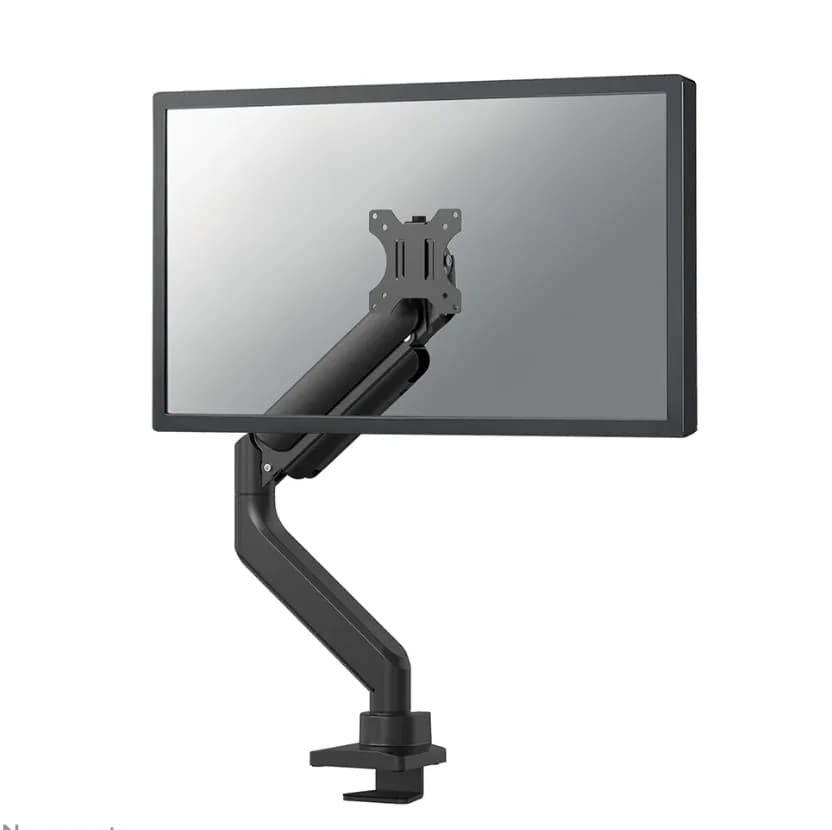 Brat monitor Neomounts DS70-450BL1; pentru display-uri cu diagonale 17"-42", sistem de prindere VESA 75x75~100x100, greutate maxima suportata 15kg, full motion, tilt +45°, swivel 90°, rotate 180°; gas spring; culoare negru.