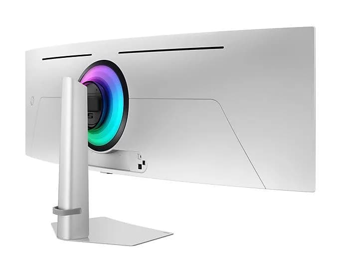 Monitor Samsung 49" LS49DG934SUXEN, Curvature: 1800R, Diagonal (inch): 49, Diagonal (cm): 124, Aspect ratio: 32:9, Panel: QD-OLED, Resolution: 5120x1440, Refresh Rate: 240Hz, Response time GtG: 0.03ms, Brightness (max): 250 cd/m², Contrast (static) : 1,000,000 : 1, Viewing angle: 178/178, Color — miniatură