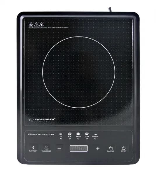 Plita cu inductie Esperanza Krakatau EKH011 2000W Negru "EKH011" — miniatură
