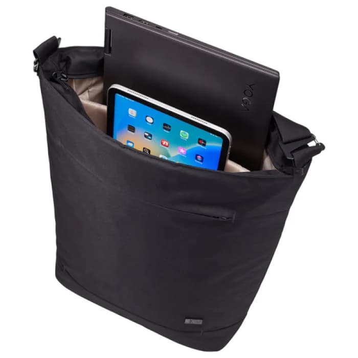 GEANTA CASE LOGIC Invigo pt. notebook de max 15.6 inch, convertibila,1 compartiment, buzunar frontal , waterproof, nylon, black, "INVIT116 BLACK" / 3205106 — miniatură