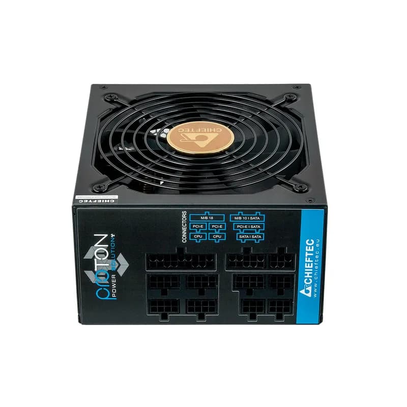 SURSA Chieftec PROTON 1000 W, modulara, certificare 80 Plus Bronze, ventilator 140 mm x 1, PCI-E 6+2 pin x 2, SATA x 6, "BDF-1000C" — miniatură
