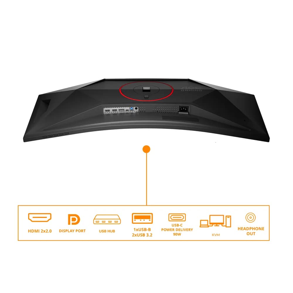 Gaming CU34G4CA Curbat 34 inch UWQHD VA 0.5 ms 180 Hz USB-C HDR"CU34G4CA" — miniatură