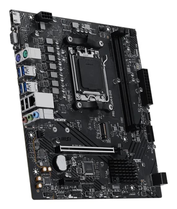MSI PRO A620AM-B EVO AM5 DDR5 mATX HDMI MB "PRO A620AM-B EVO" — miniatură