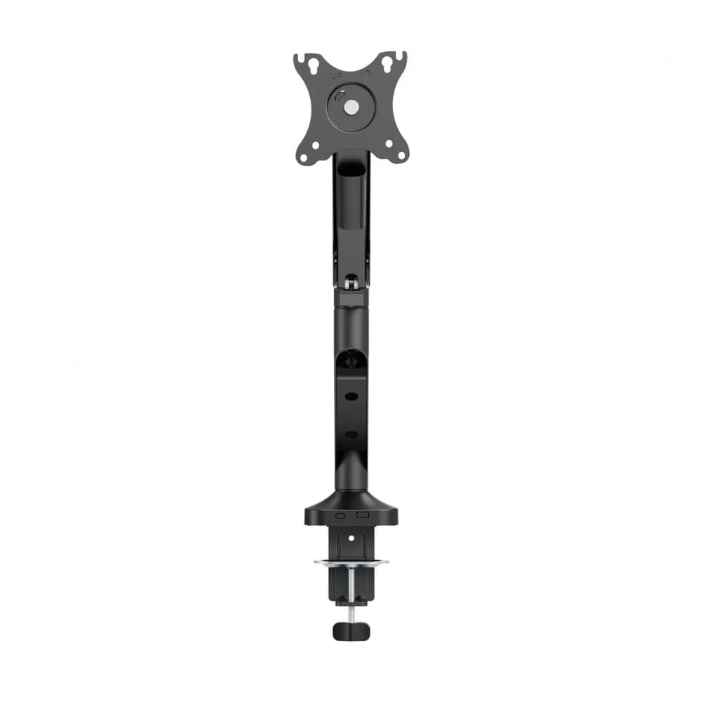 Brat monitor Serioux, tehnologie arc cu gaz, compatibilitate dimensiune ecran 17"-40" greutate suportata (per ecran) 2~12kg, VESA 75x75,100x100, Tilt +90° ~-90°, Swivel +90°~-90° — miniatură
