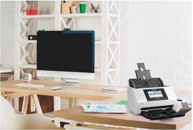 Scanner Epson WorkForce DS-790WN, A4, Duplex, Sheetfed, USB + WLAN + LAN — miniatură
