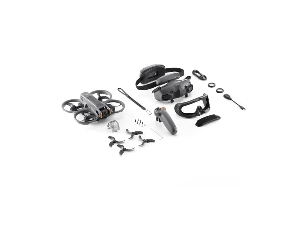 Kit Drona DJI Avata 2 FMC, 4K60, 12MP, 1xbaterieGimbal o axa, 64.8km/h, 377gr "CP.FP.00000150.01" — miniatură