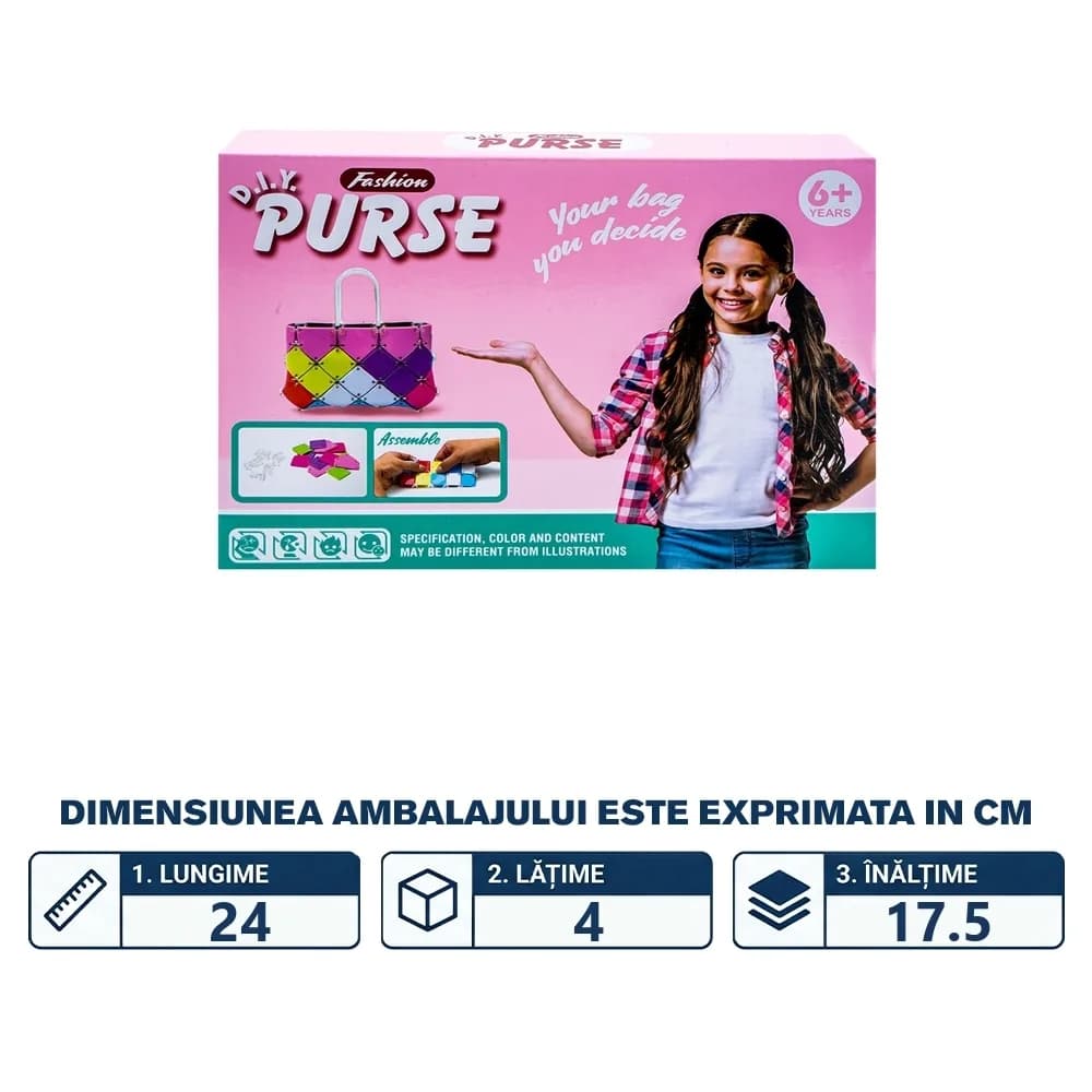 Geanta DIY pentru fetite — miniatură