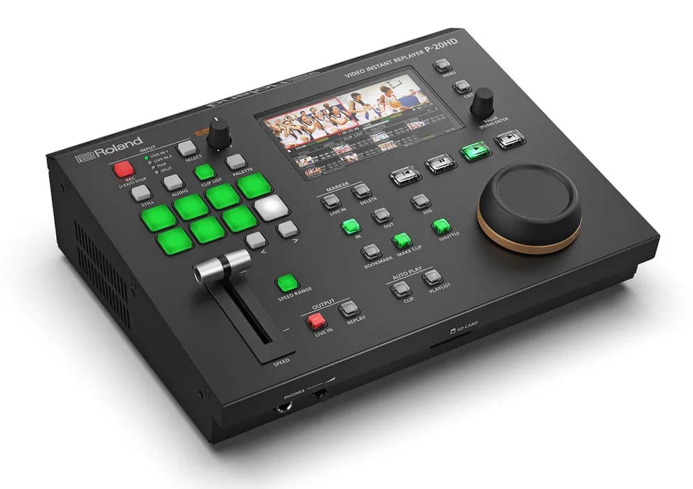 Roland P-20HD Video Recorder & Player & Instant Replayer - Echipamentul ideal pentru Înregistrare + Redare + Reluări