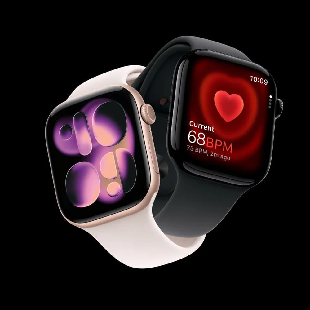 Apple Watch Series 11 GPS + Cellular 42mm Rose Gold Aluminium Case with Light Blush Sport Band - M/L