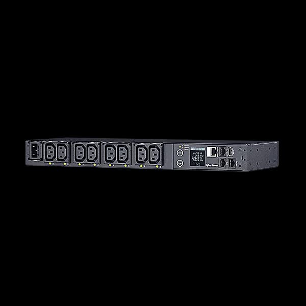 PDU CYBER POWER 1U pt. rack 19 inch, 8 prize IEC, intrare IEC, max 12 A, sistem management, "PDU41004" — miniatură