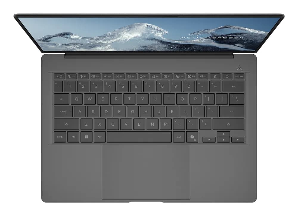 ASUS Zenbook A14 UX3407NA-QD099W Qualcomm Snapdragon X2 Elite 14inch WUXGA OLED 32GB LPDDR5X 1TB SSD W11H 3Y Iceland Gray "UX3407NA-QD099W" — miniatură