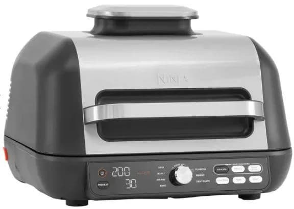 Gratar electric Foodi MAX PRO AG651EU, functie friteuza aer cald, 2460W, 3.78l, negru "AG651EU"
