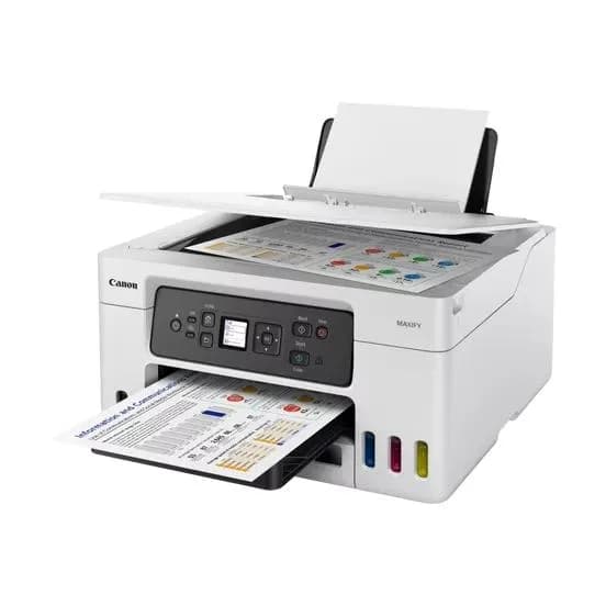 Multifunctional Inkjet CISS Color Canon GX3040, A4, Functii: Impr.|Scan.|Cop.|Cloud, Viteza de Printare Monocrom: 18ipm, Viteza de printare color: 13ipm, Conectivitate:USB|WIFI, Duplex:Da, ADF:Nu, 33000pag max /luna, (incl.TV 11lei) "5777C009AA" — miniatură