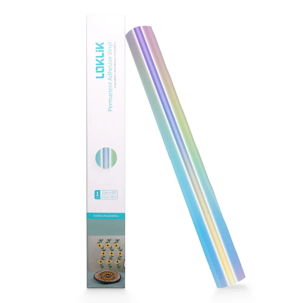Accesoriu gravator laser LOKLiK Permanent Adhesive Vinyl Holographic (SG-JST-0783-US-L-B2B) — miniatură