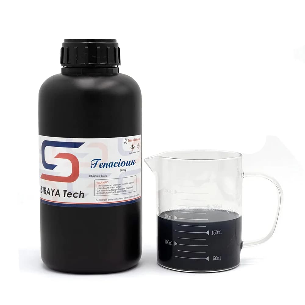 Accesoriu imprimantă 3D Siraya Tech Tenacious – 1 kg – 65D Obsidian Black — miniatură