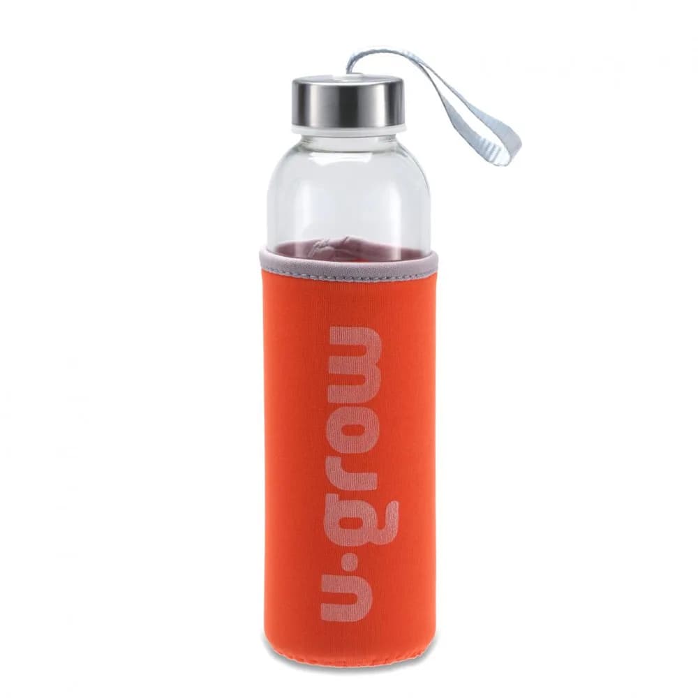 Sticla 500ml cu husa termoizolanta, orange, U-Grow