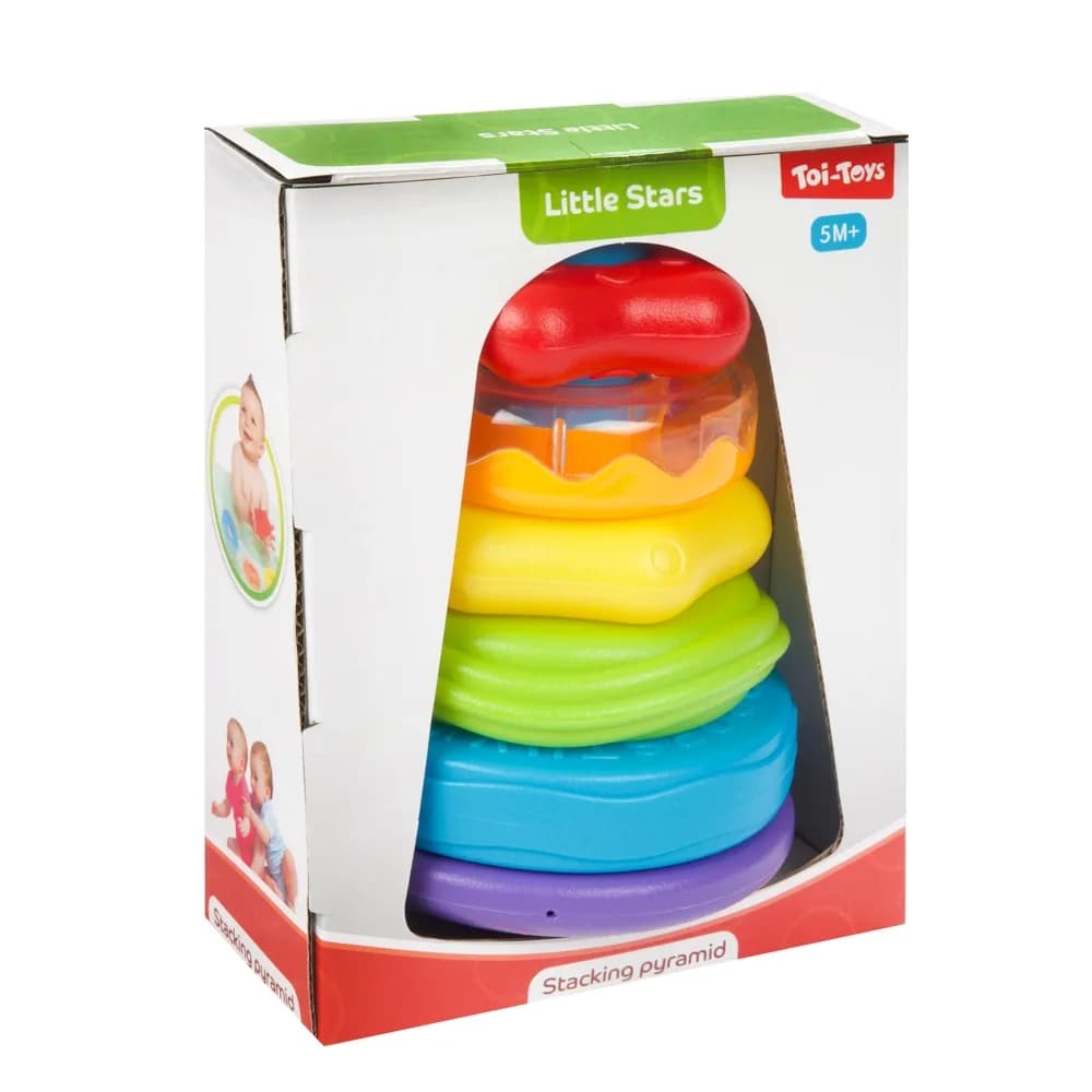Little Stars, Joc piramida cu cercuri - Toi-Toys — miniatură