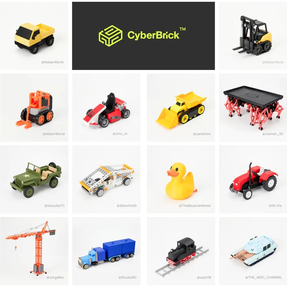 Kit Bambu Lab CyberBrick Hardware (B-ZK004) — miniatură