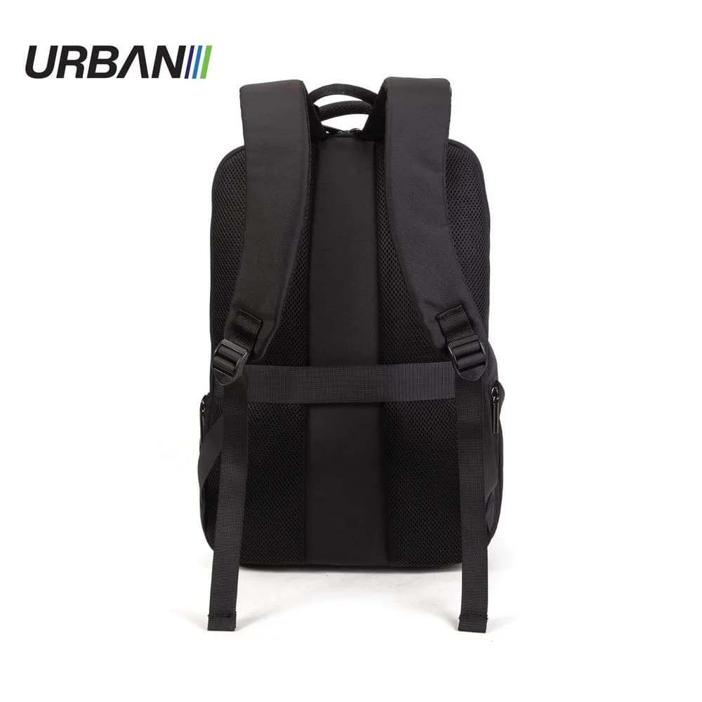 Ghiozdan compartiment laptop, DARK CAMOUFLAGE, 31.5x15x45 cm - OFFISHOP — miniatură