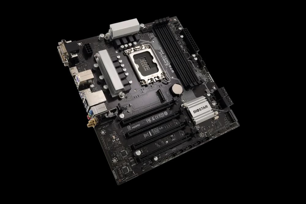 Placa de baza Biostar "B760MXC PRO", skt. LGA 1700, chipset Intel B760, mATX, 4 x DDR5 max. 256 GB, USB 3.2 gen 2, 8 x SATA, 2 x M.2, PCIe 4.0, HDMI, VGA, DVI, "B760MXC PRO"