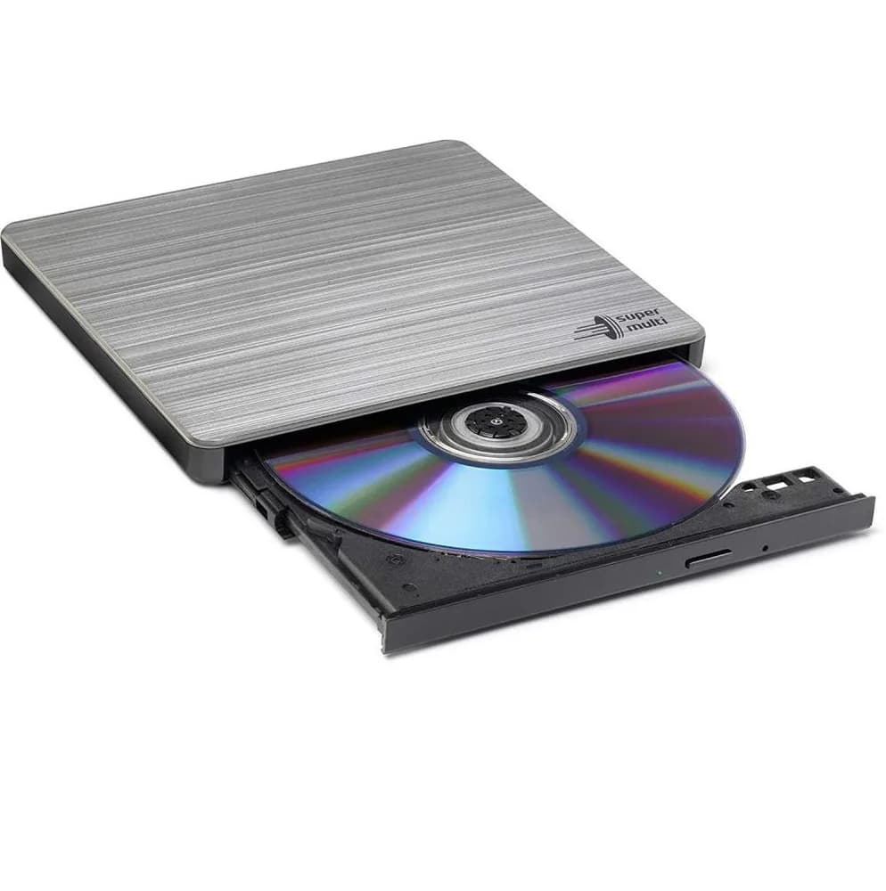 Unitate optica HITACHI-LG, GP60NS60, DVD-RW, 8x, USB2.0, slim, silver — miniatură